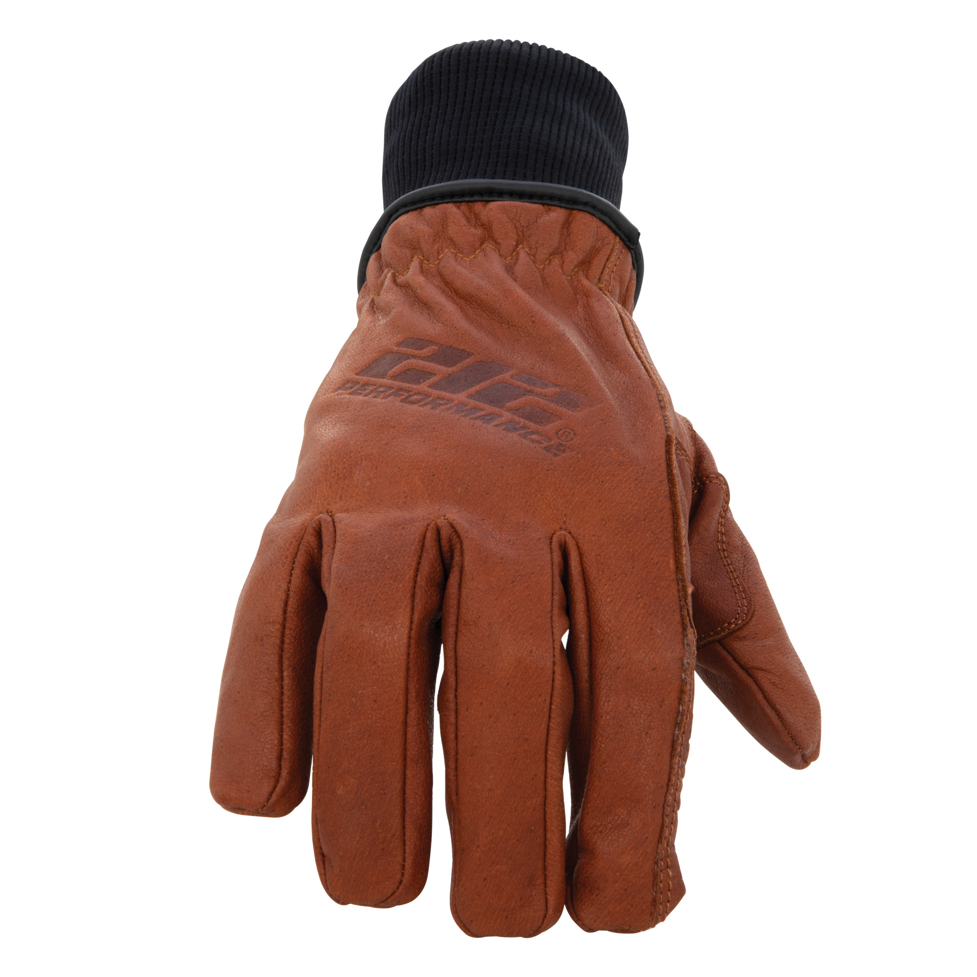 212 Performance Glove Knit Lthr Drvr Brown,Md